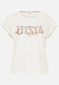 Casual-Shirt mit Rundhalsausschnitt / Vorderseite