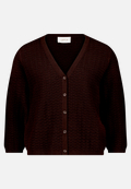 Strick-Cardigan mit V-Ausschnitt / Vorderseite