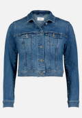 Jeansjacke mit Waschung / Vorderseite