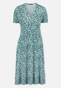 Jerseykleid mit Blumenmuster / Vorderseite