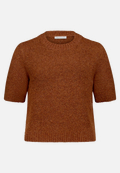 Strickpullover mit Rundhalsausschnitt / Vorderseite
