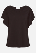 Basic Shirt mit V-Ausschnitt / Vorderseite