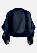 Chiffonstola mit 3/4 Arm / Vorderseite
