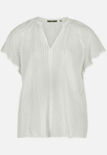 Bluse transparent mit V-Ausschnitt  / Vorderseite
