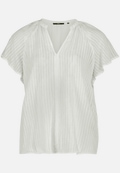 Bluse transparent mit V-Ausschnitt  / Vorderseite