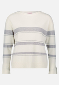 Feinstrickpullover mit Lurexfaden / Vorderseite