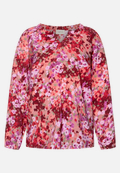 Blusenshirt mit Raffung / Vorderseite