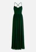 Abendkleid mit Plissee / Vorderseite