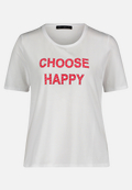 Basic Shirt mit Aufdruck / Vorderseite