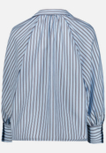 Gestreifte Bluse  mit Hemdkragen  / Vorderseite