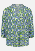 Casual-Bluse mit Muster / Vorderseite