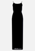 Abendkleid mit Spitzeneinsatz / Vorderseite