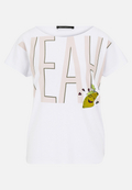 Basic Shirt mit U-Boot-Ausschnitt / Vorderseite