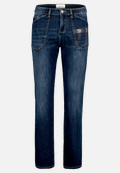 Regular Fit-Jeans mit Strass / Vorderseite