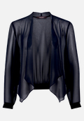 Blusenjacke ohne Verschluss / Vorderseite