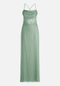 Abendkleid im Glitzer-Look / Vorderseite