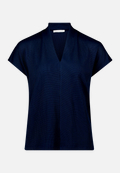 Casual-Shirt mit V-Ausschnitt / Vorderseite