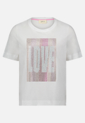 Kurzarm-Shirt mit Rundhalsausschnitt / Vorderseite