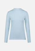 Langarmshirt mit Stehkragen / Vorderseite