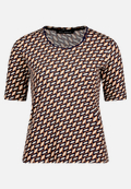 T-Shirt  mit grafischem Muster  / Vorderseite
