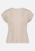 Feinstrickpullover mit Flügelärmeln / Vorderseite