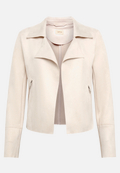 Blazer-Jacke mit offenem Saum / Vorderseite