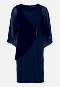 Cocktailkleid mit Raffung / Vorderseite