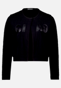 Shirtjacke mit Rundhalsausschnitt / Vorderseite