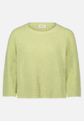 Strickpullover mit Rundhalsausschnitt / Vorderseite