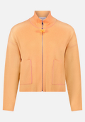 Strick-Cardigan mit Stehkragen / Vorderseite