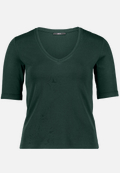 Basic-T-Shirt mit V-Ausschnitt / Vorderseite