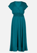 Maxikleid mit geraffter Taille  / Vorderseite