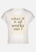 Printshirt mit Ärmelaufschlag / Vorderseite
