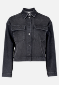 Jeansjacke mit aufgesetzten Taschen / Vorderseite
