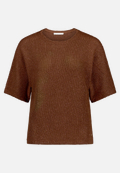 Casual-Shirt mit Lurexfaden / Vorderseite