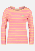 Ringelshirt mit Rundhalsausschnitt / Vorderseite
