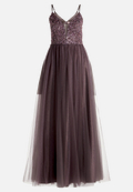 Abendkleid mit Stickerei / Vorderseite