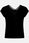 T-Shirt  mit Spitze / Vorderseite