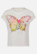 Printshirt mit Ärmelaufschlag / Vorderseite