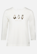 Casual-Shirt mit Print / Vorderseite
