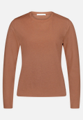 Casual-Shirt mit Rundhalsausschnitt / Vorderseite