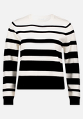 Strickpullover mit Streifen / Vorderseite