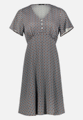 Blusenkleid Mini mit grafischem Muster  / Vorderseite
