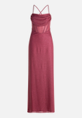 Abendkleid im Glitzer-Look / Vorderseite