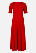 Jerseykleid mit Gürtel / Vorderseite