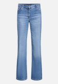 Wideleg Jeans mit Used Waschung  / Vorderseite