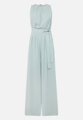 Jumpsuit mit Gürtel und weitem Bein / Vorderseite