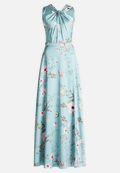 Abendkleid mit Blumenprint / Vorderseite