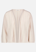 Strick-Cardigan mit Rundhalsausschnitt / Vorderseite