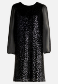 Partykleid mit Pailletten / Vorderseite